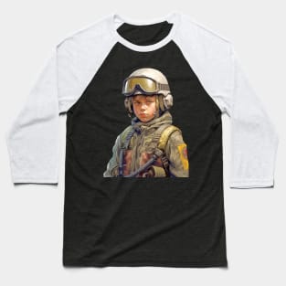 Innocent Valor: The Courageous Journey of a Young Soldier Baseball T-Shirt